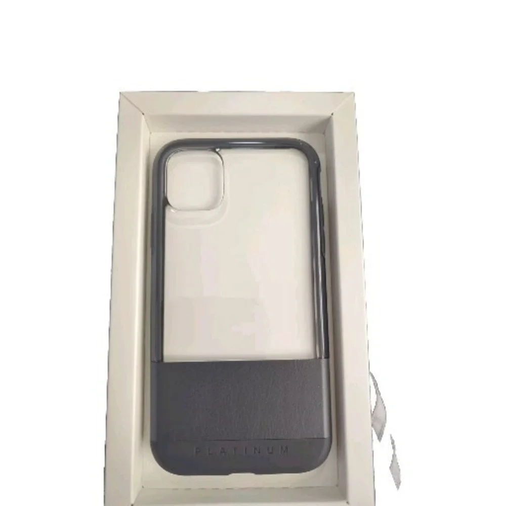 Y6. Platinum‎ Hard Case Apple iPhone 11 (Also 2019 Large) Charcoal